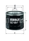 Oliefilter Mahle Original oc1051 Oliefilter Mahle Original oc1051