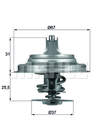 Mahle Original Thermostaat TX 25 87D Mahle Original Thermostaat TX 25 87D