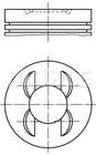 Mahle Original Zuiger 002 51 02 Mahle Original Zuiger 002 51 02