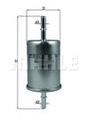 Brandstoffilter Mahle Original kl84 Brandstoffilter Mahle Original kl84