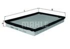 Mahle Original Luchtfilter LX 1636 Mahle Original Luchtfilter LX 1636