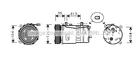 Airco compressor Ava Cooling aik003 Airco compressor Ava Cooling aik003