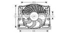 Ventilatormotor-/wiel motorkoeling Ava Cooling bw7513 Ventilatormotor-/wiel motorkoeling Ava Cooling bw7513