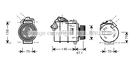 Airco compressor Ava Cooling bwak306 Airco compressor Ava Cooling bwak306