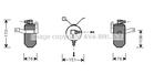 Airco droger/filter Ava Cooling cnd184 Airco droger/filter Ava Cooling cnd184