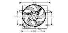 Ventilatormotor-/wiel motorkoeling Ava Cooling fd7515 Ventilatormotor-/wiel motorkoeling Ava Cooling fd7515
