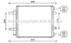 Airco condensor Ava Cooling jr5053d Airco condensor Ava Cooling jr5053d