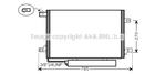 Airco condensor Ava Cooling msa5382d Airco condensor Ava Cooling msa5382d