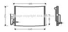 Airco condensor Ava Cooling ola5274 Airco condensor Ava Cooling ola5274