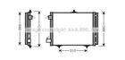 Airco condensor Ava Cooling pea5295d Airco condensor Ava Cooling pea5295d