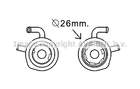 Oliekoeler motorolie Ava Cooling rt3611 Oliekoeler motorolie Ava Cooling rt3611