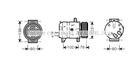 Ava Cooling Airco compressor RTAK069 Ava Cooling Airco compressor RTAK069