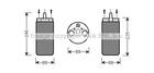 Airco droger/filter Ava Cooling rtd453 Airco droger/filter Ava Cooling rtd453