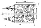 Ava Cooling Ventilatormotor-/wiel motorkoeling VN7532 Ava Cooling Ventilatormotor-/wiel motorkoeling VN7532