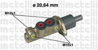 Hoofdremcilinder Metelli 050039 Hoofdremcilinder Metelli 050039