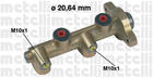 Hoofdremcilinder Metelli 050117 Hoofdremcilinder Metelli 050117