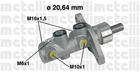 Hoofdremcilinder Metelli 050346 Hoofdremcilinder Metelli 050346