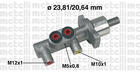 Hoofdremcilinder Metelli 050382 Hoofdremcilinder Metelli 050382