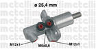 Hoofdremcilinder Metelli 050458 Hoofdremcilinder Metelli 050458