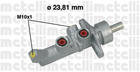 Metelli Hoofdremcilinder 05-0647 Metelli Hoofdremcilinder 05-0647