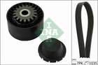 Poly V-riemen kit Ina 529001610 Poly V-riemen kit Ina 529001610