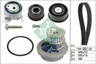 Distributieriem kit incl.waterpomp Ina 530007830 Distributieriem kit incl.waterpomp Ina 530007830