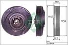 Krukaspoelie /-torsiedemper Ina 544000210 Krukaspoelie /-torsiedemper Ina 544000210