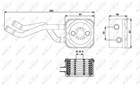 Oliekoeler motorolie Nrf 31175 Oliekoeler motorolie Nrf 31175