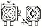 Nrf Oliekoeler motorolie 31179 Nrf Oliekoeler motorolie 31179