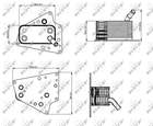 Nrf Oliekoeler motorolie 31258 Nrf Oliekoeler motorolie 31258
