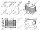 Oliekoeler motorolie Nrf 31276 Oliekoeler motorolie Nrf 31276