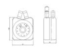 Oliekoeler motorolie Nrf 31304 Oliekoeler motorolie Nrf 31304
