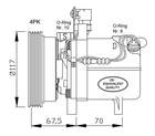 Airco compressor Nrf 32055 Airco compressor Nrf 32055