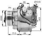 Airco compressor Nrf 32491 Airco compressor Nrf 32491
