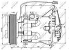 Airco compressor Nrf 32687 Airco compressor Nrf 32687