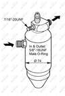 Nrf Airco droger/filter 33077 Nrf Airco droger/filter 33077