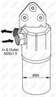 Airco droger/filter Nrf 33131 Airco droger/filter Nrf 33131
