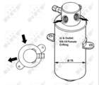 Airco droger/filter Nrf 33165 Airco droger/filter Nrf 33165