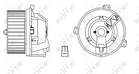 Nrf Kachelventilator/Ventilatormotor 34168 Nrf Kachelventilator/Ventilatormotor 34168