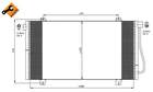 Nrf Airco condensor 350030 Nrf Airco condensor 350030