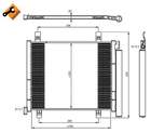 Airco condensor Nrf 350045 Airco condensor Nrf 350045