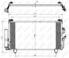 Airco condensor Nrf 35755 Airco condensor Nrf 35755