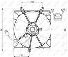 Nrf Ventilatormotor-/wiel motorkoeling 47479 Nrf Ventilatormotor-/wiel motorkoeling 47479