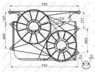 Nrf Ventilatormotor-/wiel motorkoeling 47535 Nrf Ventilatormotor-/wiel motorkoeling 47535