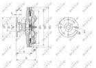 Ventilatorkoppeling Nrf 49576 Ventilatorkoppeling Nrf 49576