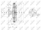 Ventilatorkoppeling Nrf 49580 Ventilatorkoppeling Nrf 49580