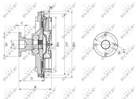 Ventilatorkoppeling Nrf 49591 Ventilatorkoppeling Nrf 49591