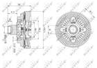 Ventilatorkoppeling Nrf 49596 Ventilatorkoppeling Nrf 49596