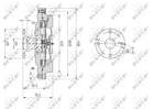 Ventilatorkoppeling Nrf 49608 Ventilatorkoppeling Nrf 49608