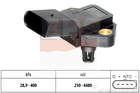 Inlaatdruk-/MAP-sensor / Luchtdruksensor hoogteregelaar Eps 1993235 Inlaatdruk-/MAP-sensor / Luchtdruksensor hoogteregelaar Eps 1993235